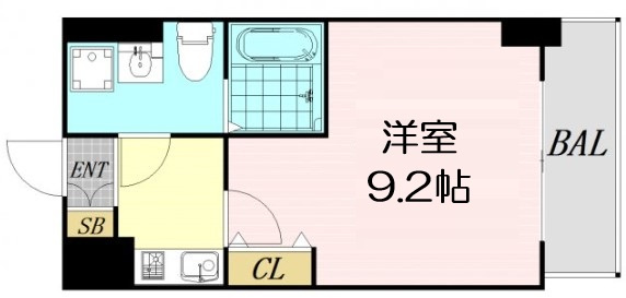 【間取り】 | エスリード福島駅前第2