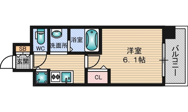 【間取り】 | ララプレイス新大阪シエスタ