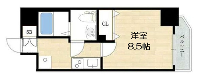 【間取り】 | ラナップスクエア南堀江