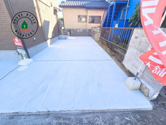 宮崎市昭和町モデル（1号棟）の駐車場|駐車場になります。