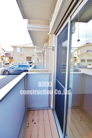 SUNSHINEBELLのバルコニー|※写真は中部屋のもの