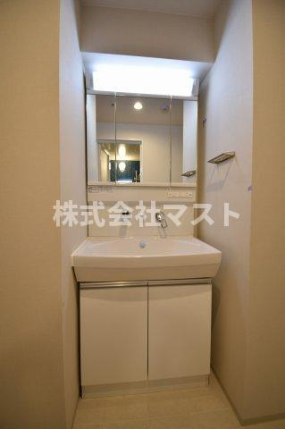ハイデンス梅ヶ枝の洗面所