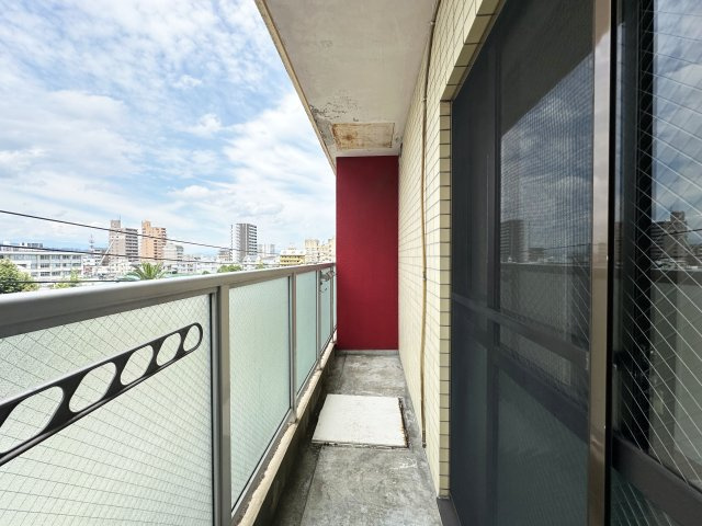 コーポハリマヤのバルコニー