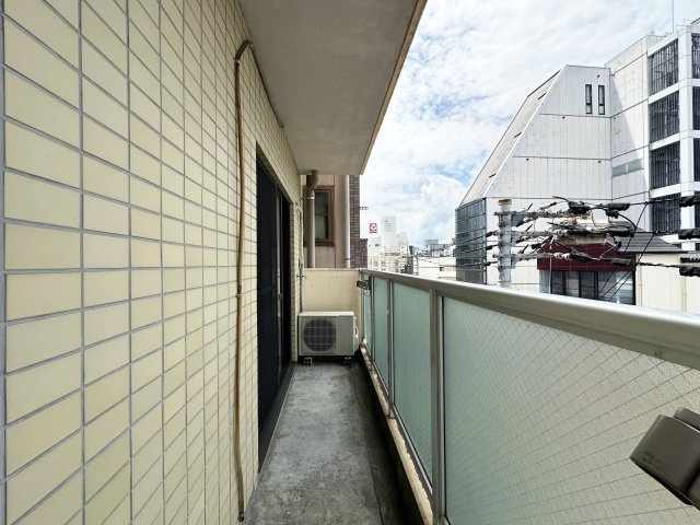 コーポハリマヤのバルコニー