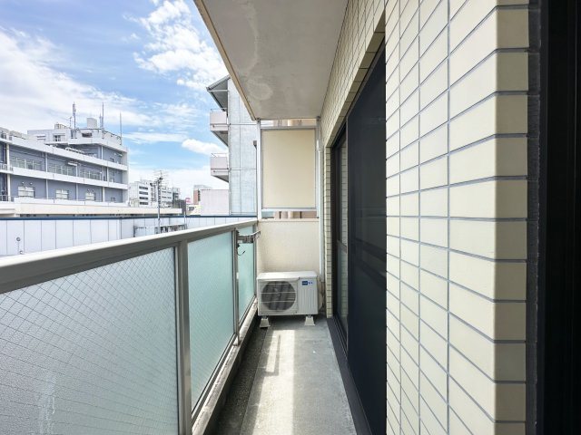 コーポハリマヤのバルコニー