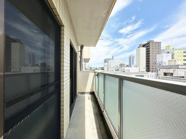 コーポハリマヤのバルコニー