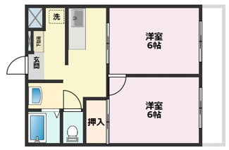 【間取り】 | さくらハイツ篠山