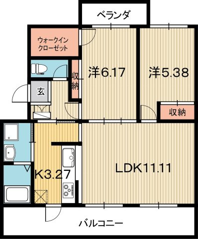 TERRACE Iの間取り
