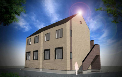 【外観パース】 | Atelier  M  堀切菖蒲園