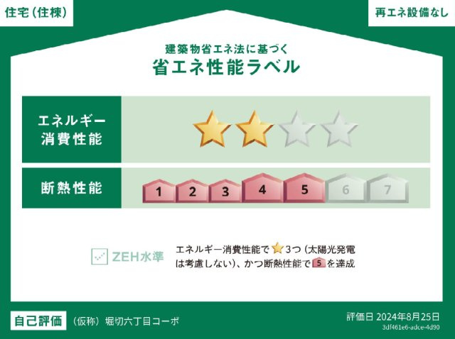 【省エネ性能ラベル】 | Atelier  M  堀切菖蒲園