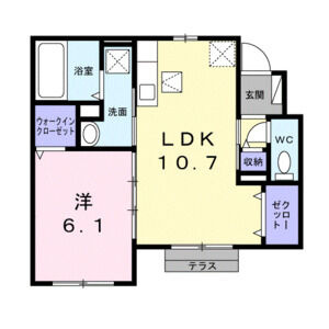 プラム江坂の間取り