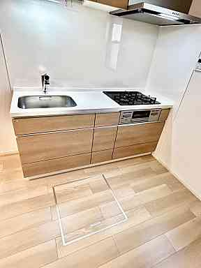 プラム江坂のキッチン