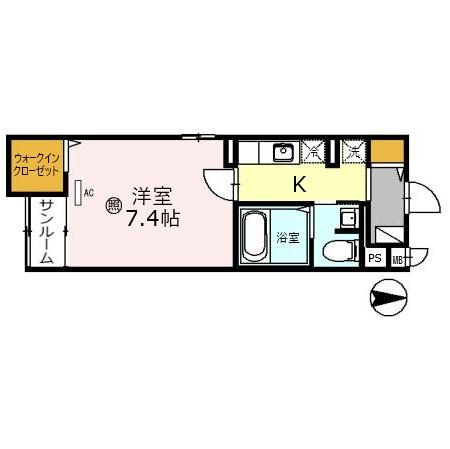 ナガラの間取り