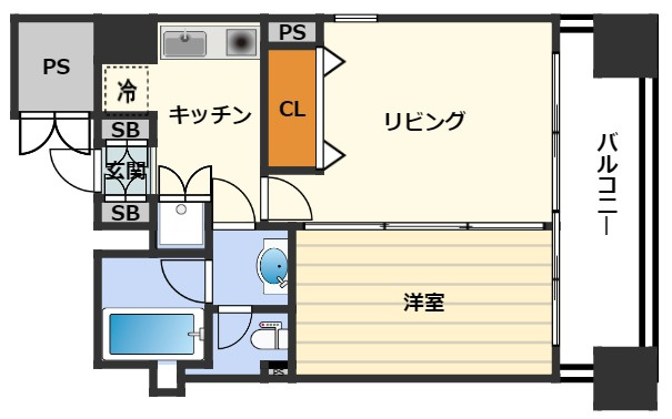 ISM中之島レジデンス（旧HF中之島レジデンス）の間取り