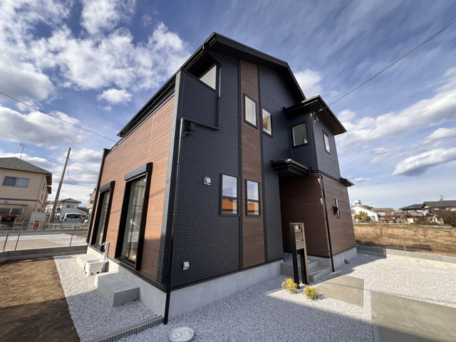新築　前橋市青柳町　Bloomin　Garden　2号棟の外観|現地写真　前橋市青柳町　Bloomin　Garden