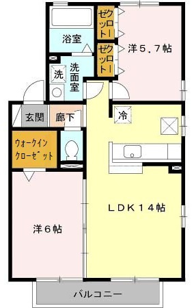 アーバンフォレストⅠ棟の間取り