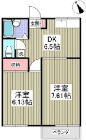 【間取り】 | チェリー桜木Ⅱ