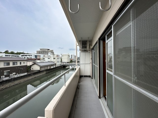 シティーハイツのバルコニー