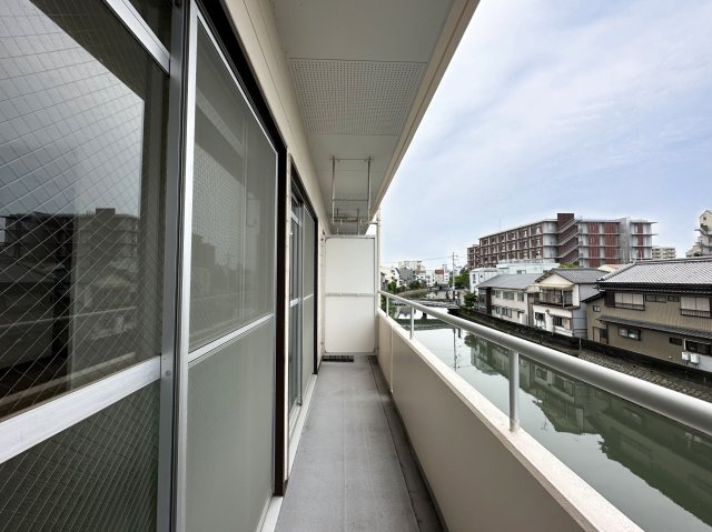 シティーハイツのバルコニー