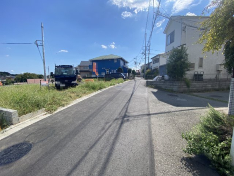 八王子市中野上町3-25-1【仲介手数料無料】　八王子市中野上町　売地の前面道路含む現地写真|～仲介手数料無料☆八王子ひなた不動産～八王子市中野上町　売地
