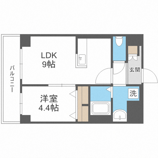 【間取り】 | ホルツ博多駅前
