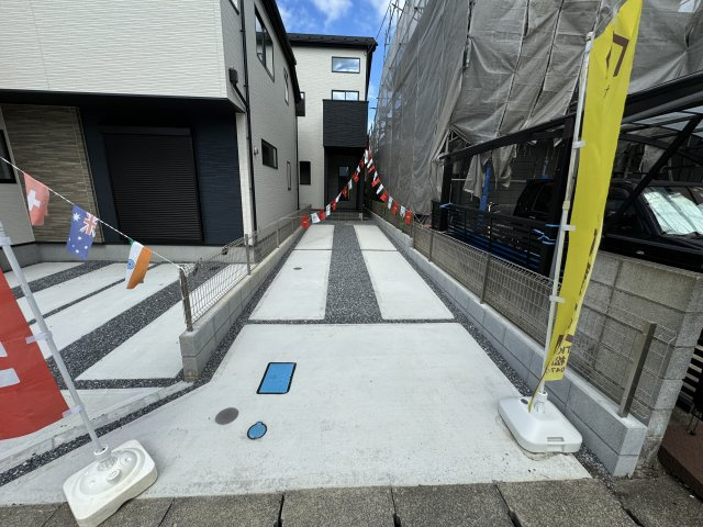 柏市東中新宿３丁目新築戸建（東中新宿７期）の駐車場|1号棟駐車スペース・縦列２台駐車可