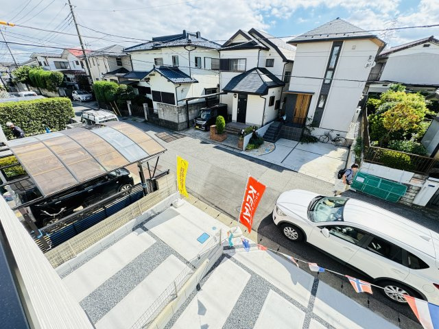 柏市東中新宿３丁目新築戸建（東中新宿７期）の展望|バルコニーより道路側眺望