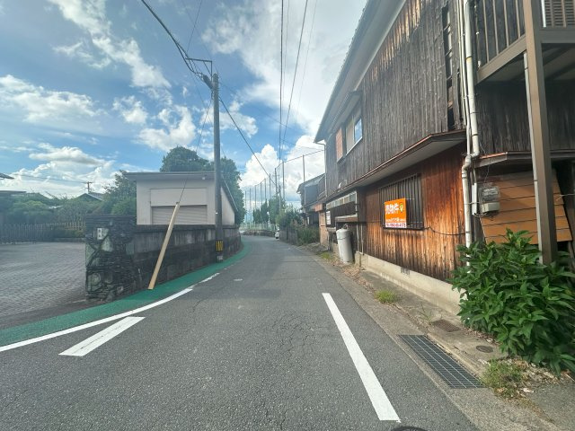 梅満町土地の前面道路含む現地写真
