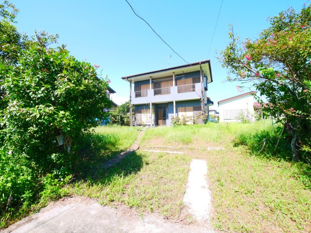 大網白里市北今泉　中古戸建の庭|白里海岸まで車約8分 敷地約82坪菜園スペースあり 目の前が田園風景で静かな環境です