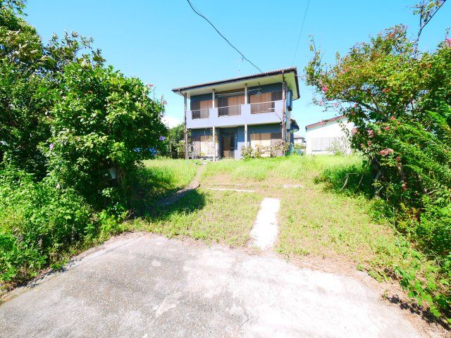 大網白里市北今泉　中古戸建の庭|白里海岸まで車約8分 敷地約82坪菜園スペースあり 目の前が田園風景で静かな環境です