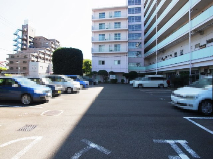 高崎セントラルハイツの駐車場