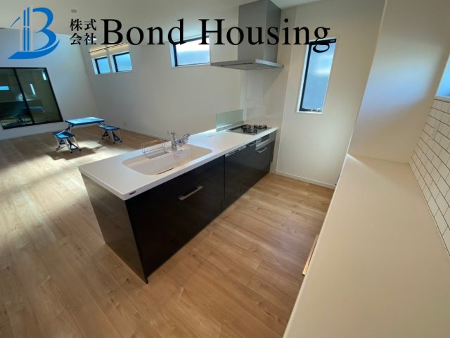 LDK22帖超え　美山台2丁目　1号棟のキッチン