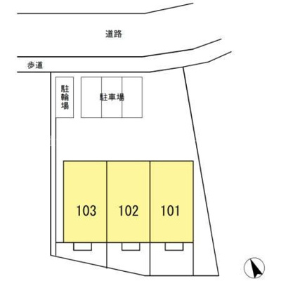 【区画図】 | メゾンドール高野Ⅱ