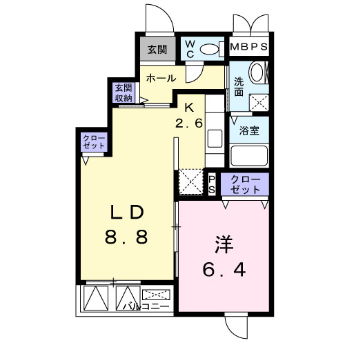 ヴォワラクテサウスの間取り