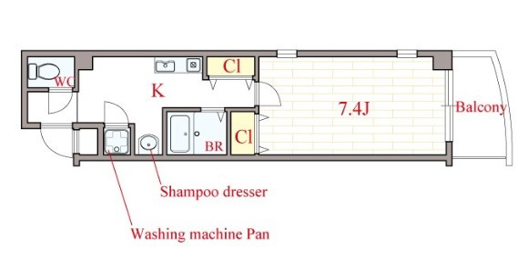 【間取り】 | ＭＡＲＩＯＮ　ＫＩＴＡＨＯＲＩＥ　ＡＮＮＥＸ