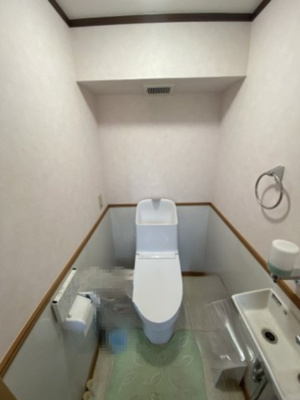 【トイレ】 | 由宇町神東　中古店舗付き戸建て
