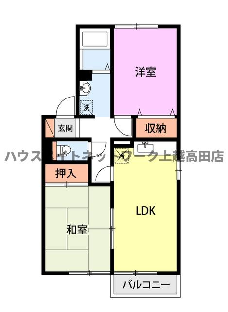 ソレーユ春日山の間取り|間取図
