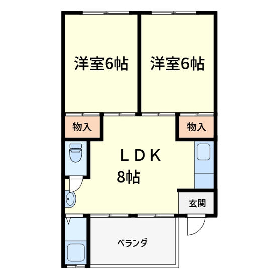 【間取り】 | 角田マンション