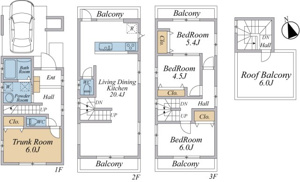 【間取り】 | ご自宅から現地まで、当社スタッフがお車にて、「お迎え・お送り」をしております。ぜひお気軽にお問い合わせくださいませ♪
