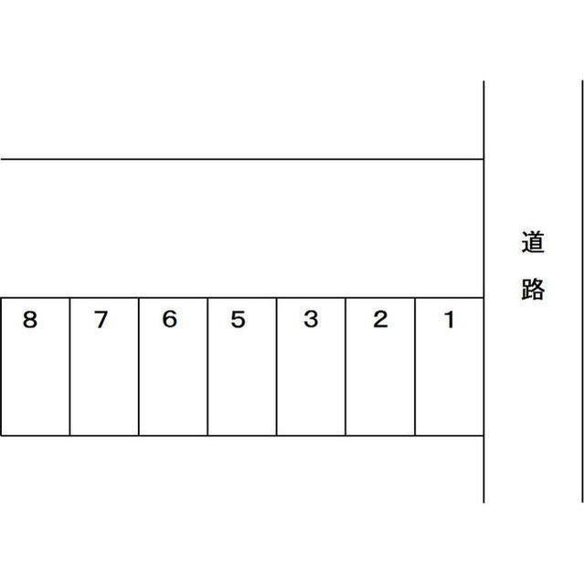 岐阜市北一色５丁目の駐車場の間取り