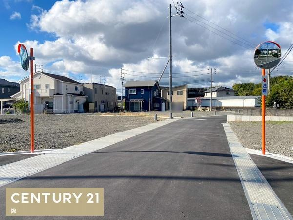 和歌山市府中 分譲地(30号地記載)の前面道路含む現地写真