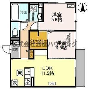 ラ・パーチェ江坂1の間取り