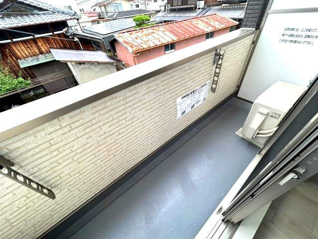 ジーメゾン大久保ルミナスのバルコニー