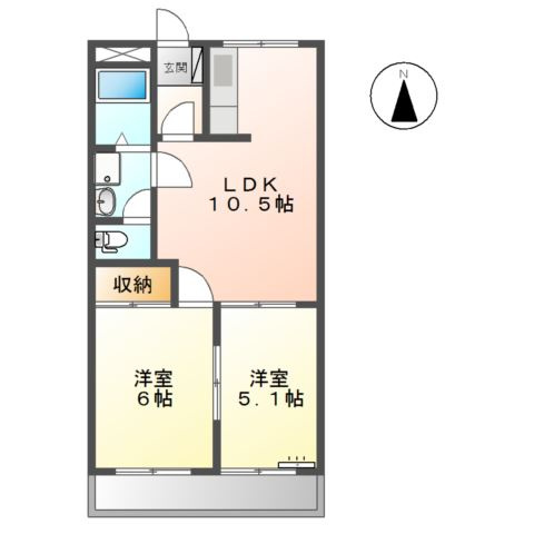 【間取り】 | プレステージ薬師Ⅱ