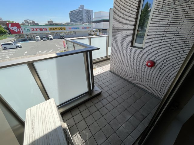 おたふく荘のバルコニー