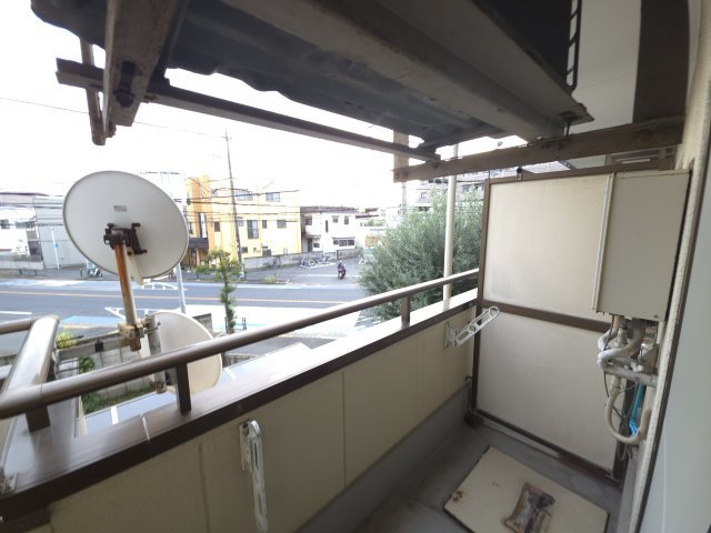サンコーポラス坂本のバルコニー