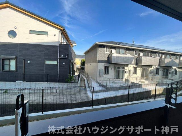 明石市大久保町大窪のアパートの展望