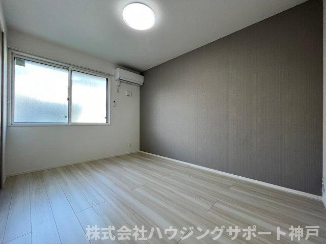 明石市大久保町大窪のアパートの寝室