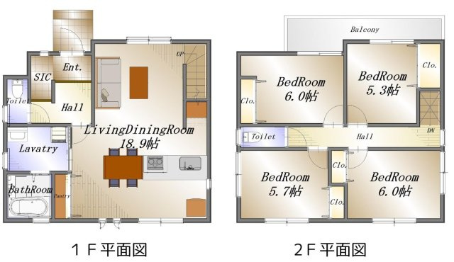 【売主物件】◆◇LUXTA東みずほ台8期◇◆当日の案内も可能です♪の間取り|3480万円、4LDK、土地面積99.55m2、建物面積101.36m2
