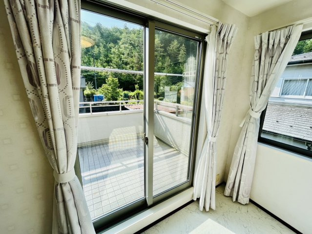 中古住宅　東深瀬のバルコニー|室内より撮影